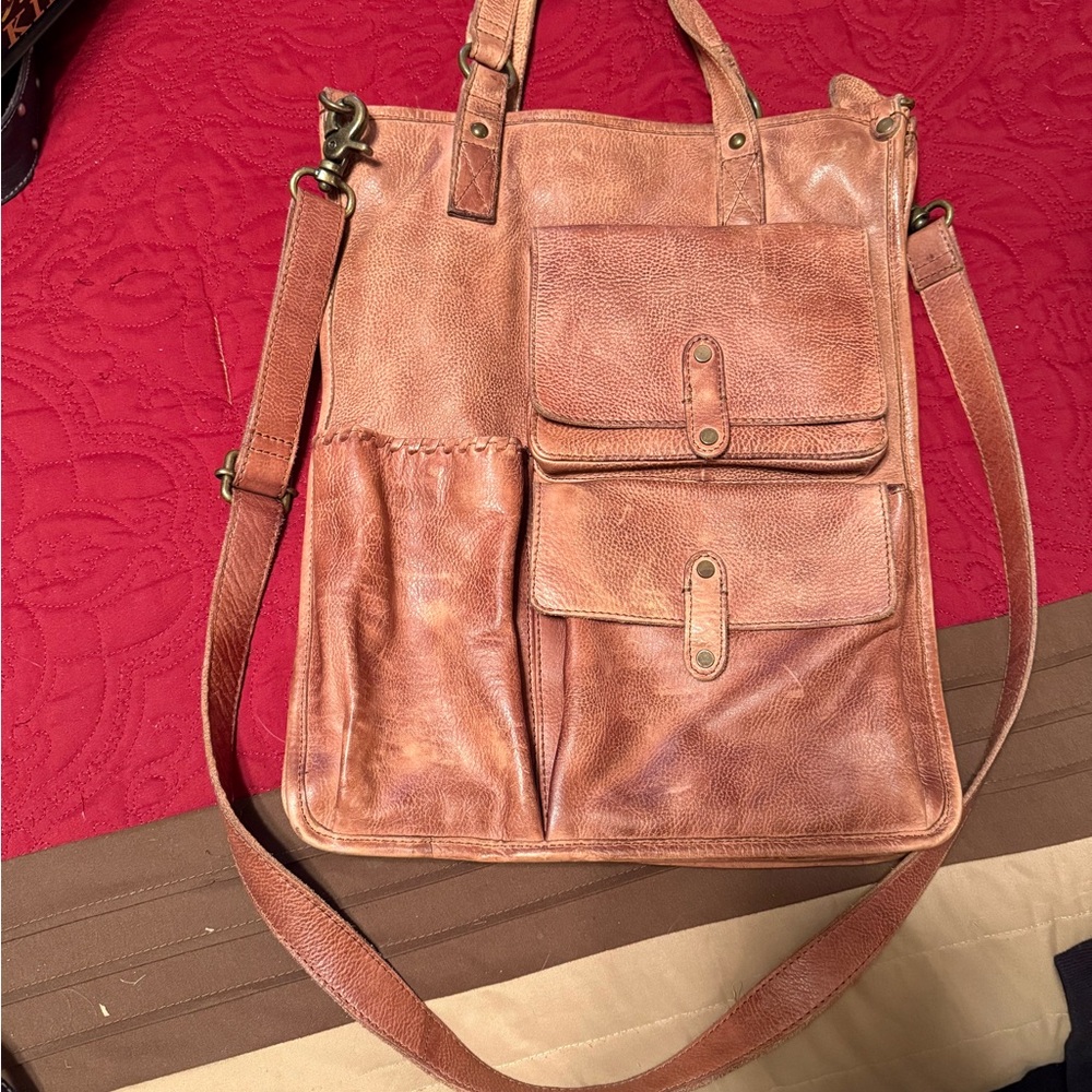 Free people leather bag